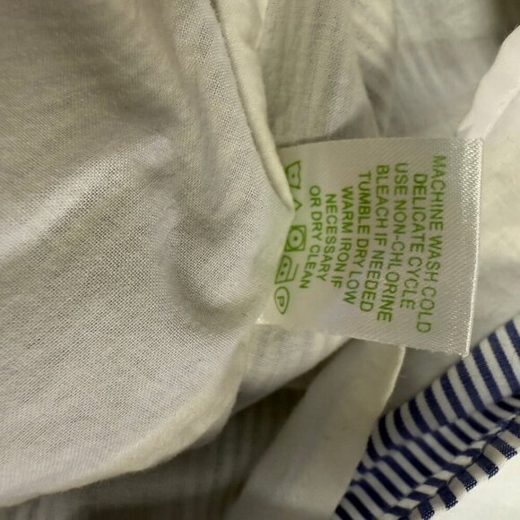 Lilly Pulitzer Dress, Blue and White Striped, ADORABLE!!!! SIZE 12, EUC. - Picture 2 of 16